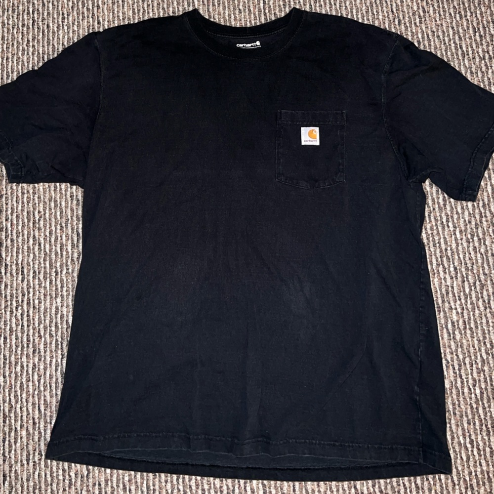 men’s black carhartt short sleeve t-shirt